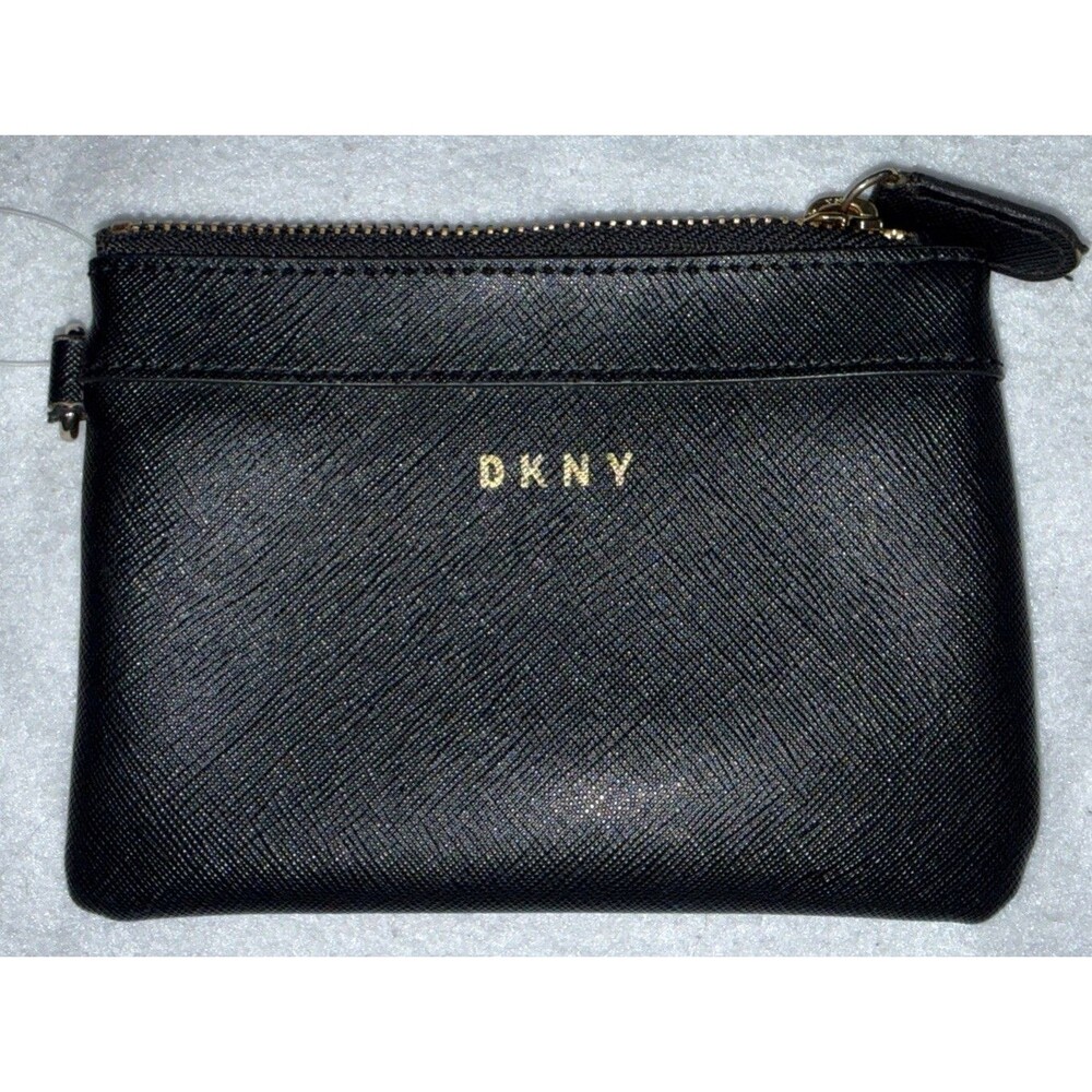 DKNY VELA TRIPLE 3PC Clutch Pouch Wallet Wristlet - (smallest Clutch ONLY)